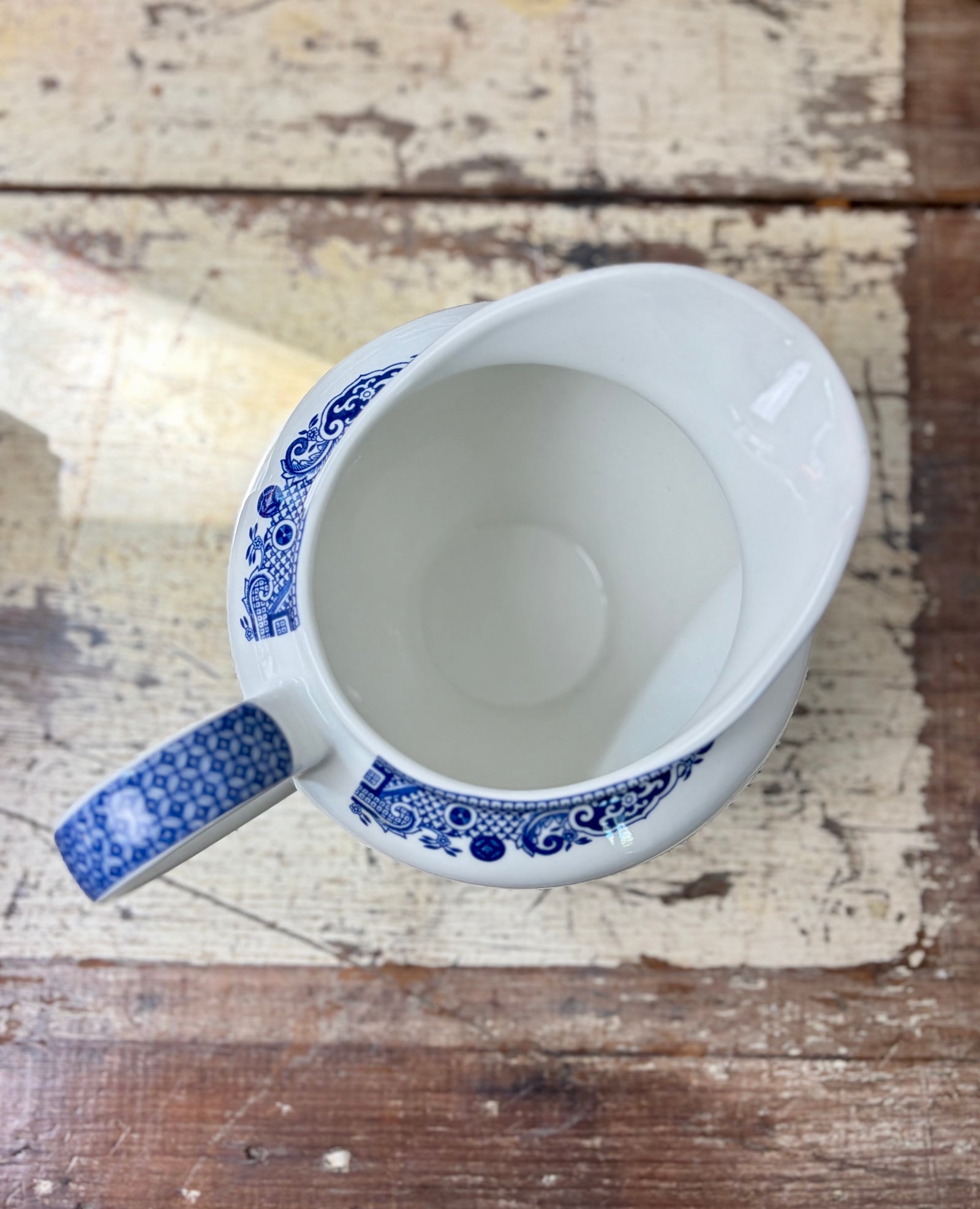 Vintage Churchill Blue Willow Large Jug | Made in England – Jacqui
