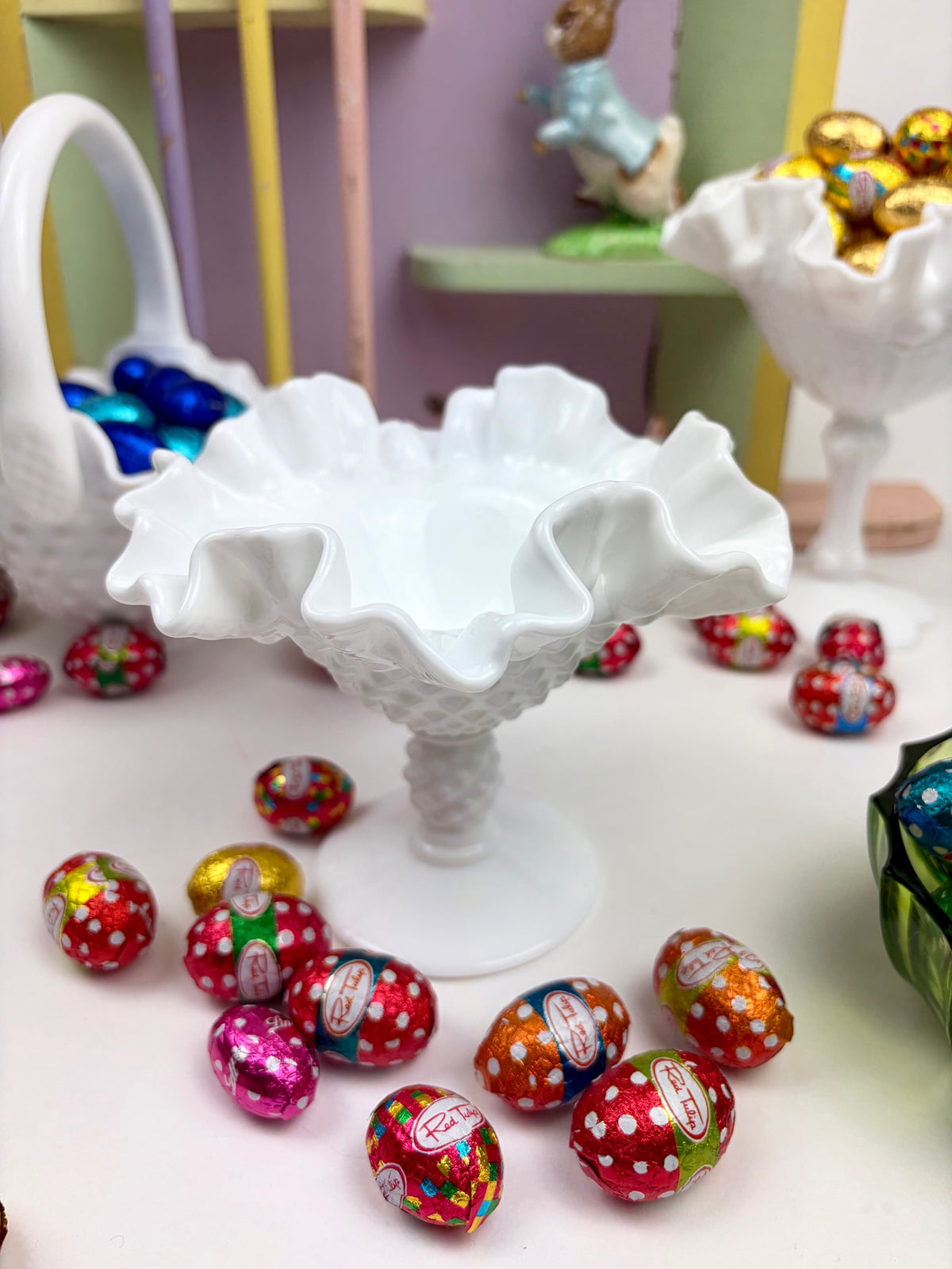 Milk Glass Collection — Fenton Hobnail & Vintage Pieces | Jacqui Fink