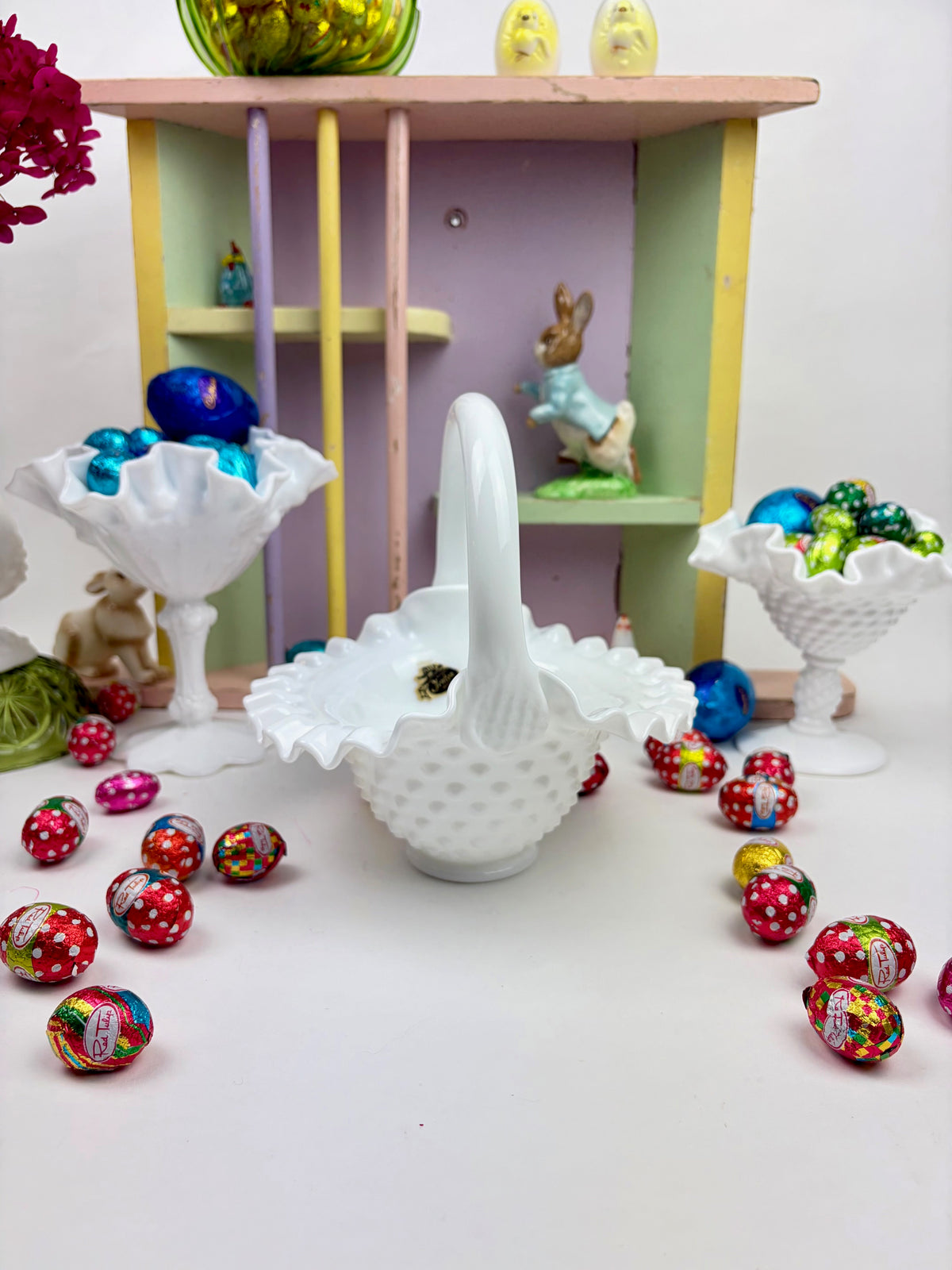 Milk Glass Collection — Fenton Hobnail & Vintage Pieces | Jacqui Fink