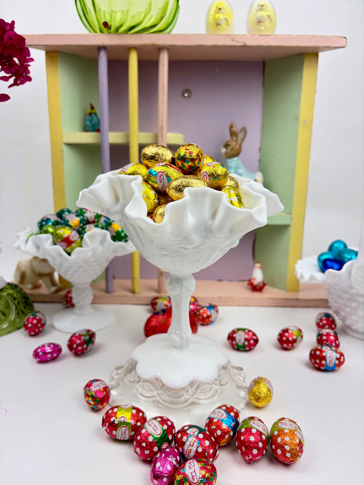 Milk Glass Collection — Fenton Hobnail & Vintage Pieces | Jacqui Fink