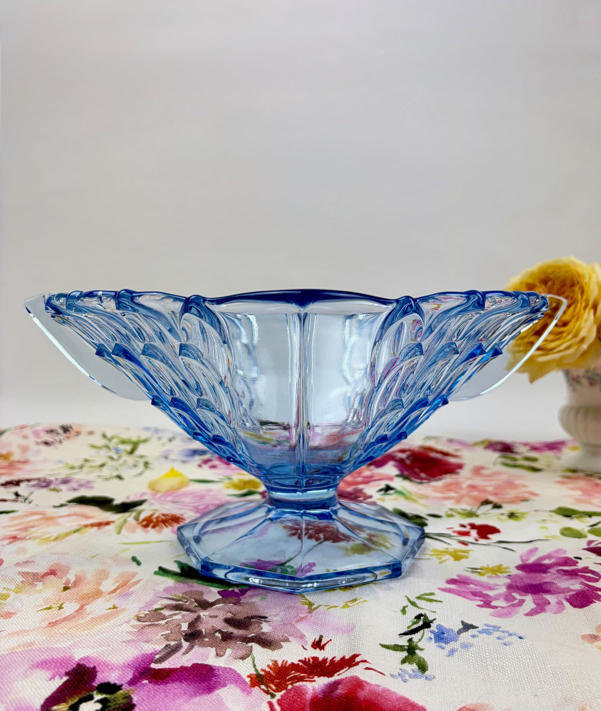 30'sDaum Nancy「Blue Bubble Glass」Artdeco Daum Nancy Art Deco