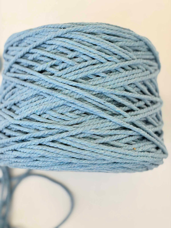 Jumbo Spool of Macrame Cord Blue