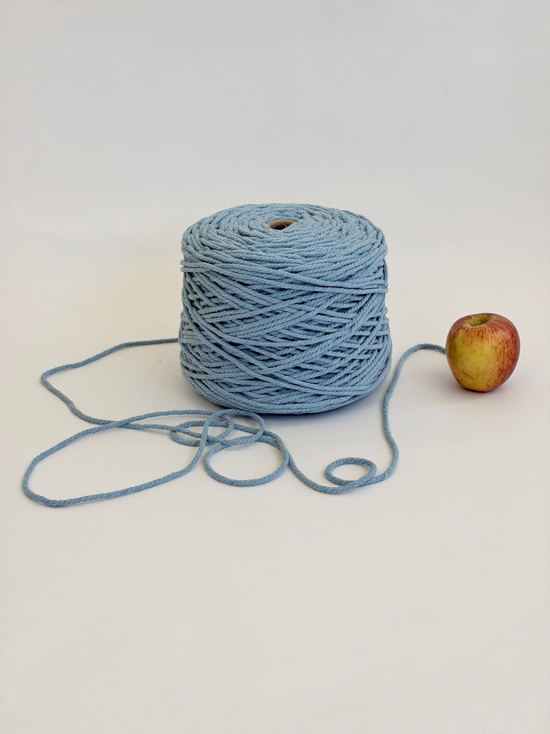 Jumbo Spool of Macrame Cord Blue