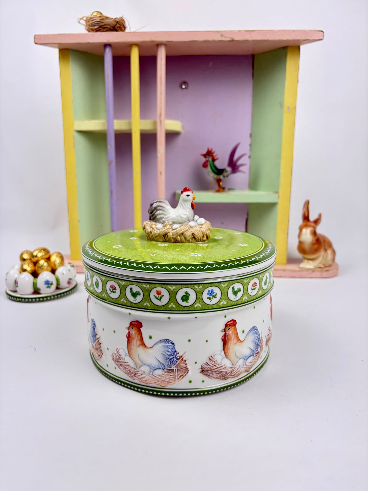 Villeroy & Boch Farmers Spring Egg Tray - Rare 2010 Limited