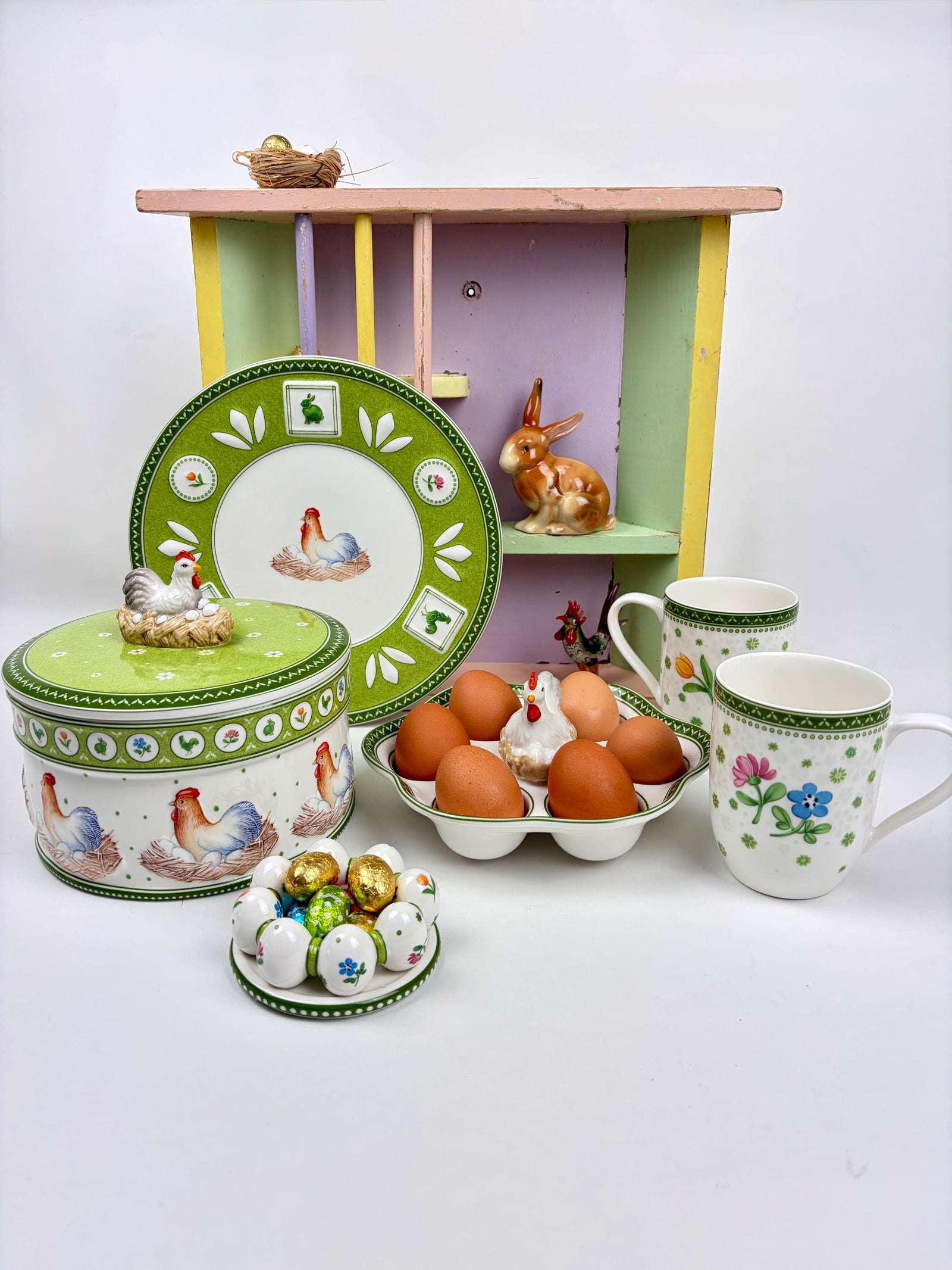 Villeroy & Boch Farmers Spring Egg Tray - Rare 2010 Limited