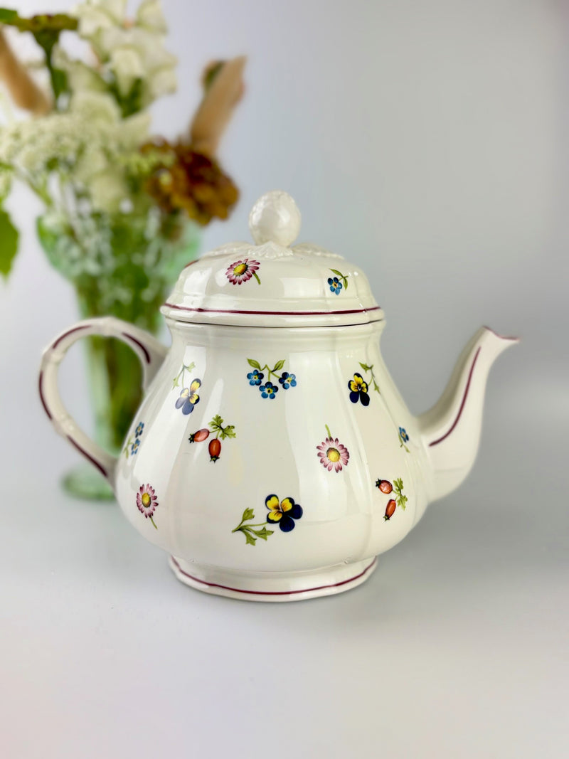Villeroy & Boch Petite Fleur Teapot | Made in Luxembourg 1983-2010
