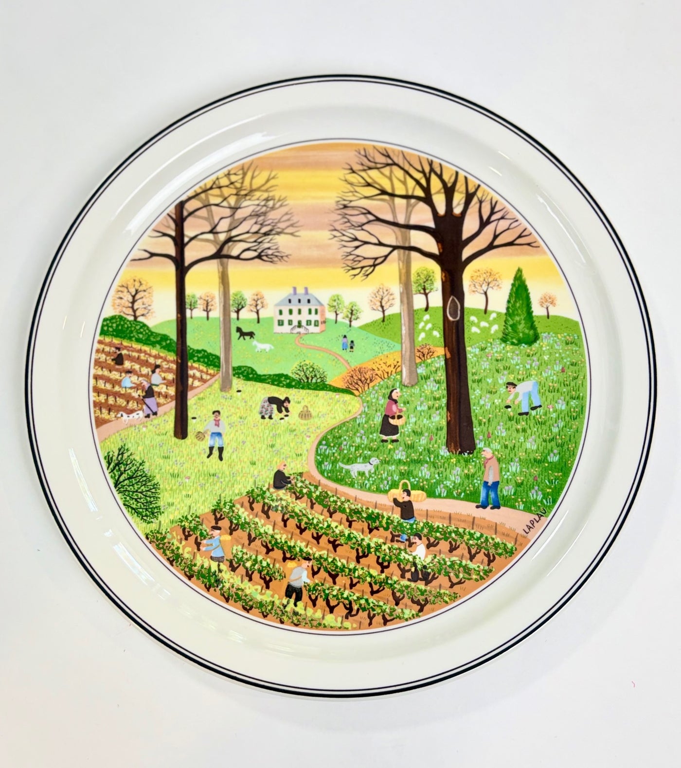 Villeroy & Boch Design Naif Autumn Plate c.1985–1993, Gérard