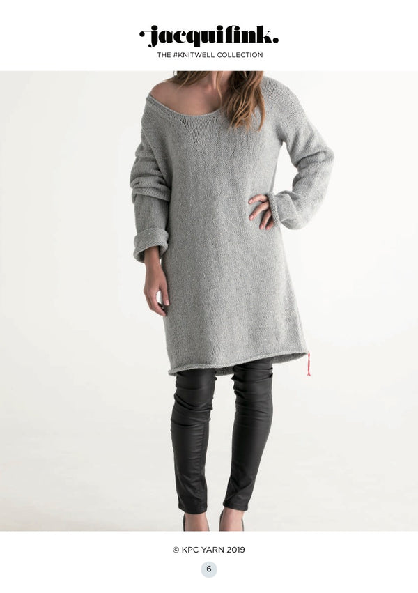 Front View of Sam Mid Thigh Tunic Pattern